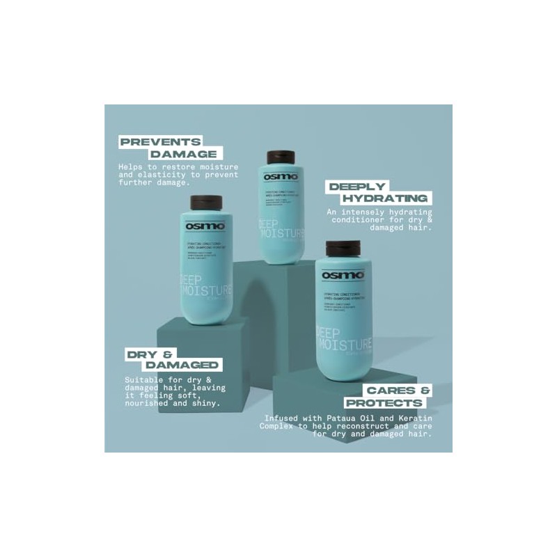 Osmo Deep Moisture Hydrating Conditioner, 400ml | Intensive Deep Moisture