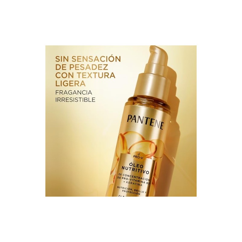 Pantene Aceite Para Cabello Nutre, Protege, Da Brillo Y Antifrizz
