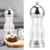Salt Pepper Grinder Manual Seasoning Mill Shaker Round Acrylic Spice