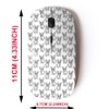 mouse inalámbrico de 2.4 G con bonito diseño de patrón