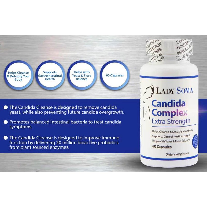 Lady Soma Candida Complex - Extra Strength Yeast & BV