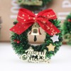 MAGICLULU Christmas Wreath Decorations 10pcs Mini Christmas Wreaths with Bow