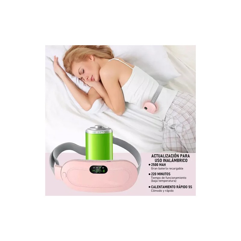 Cinturon Eléctrico Bolsa Termica Para Colicos Menstruales