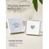 Zeuslia August Birthstone Charms for Bracelets Sterling Silver Charms for