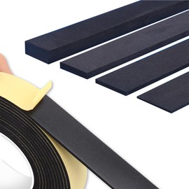EVA Gap Tape, Cushion Tape, Sponge Tape, Door, Soundproofing, Vibration Prevention, Gap Tape, For Sliding Doors, Windows, Doors, Entryways, Shock Absorption, Insulation, Anti-Slip, Thickness x Width x