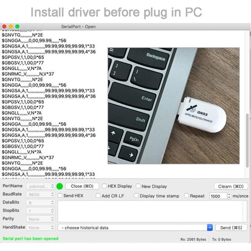 DIYmalls G72 G-Mouse USB GPS Receiver Module GNSS GPS Dongle