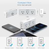 TESSAN Multi Plug Outlet Extender with 5 Outlets and 3