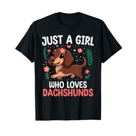 Funny Dog Mom Cute Dachshund Pet Quote Dog Lover Dachshund T-Shirt