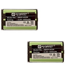 Panasonic KX-TG5439 Cordless Phone Battery Combo-Pack Includes: 2 x SDCP-H326 Batteries