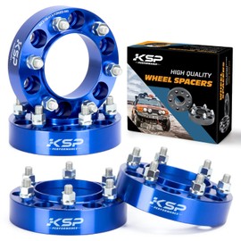 KSP 6x5.5 Wheel Spacer Compatible with Toyota Tacoma 4Runner FJ Cruiser Tundra Sequoia, 1.5 inch 6x139.7mm 6 Lug Hub Centric Wheel Spacers with 106mm Bore 12x1.5 Studs for GX460 GX470, Set of 4
