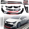 For Corolla SE LE Front Rear Bumper Spoiler Body Kit