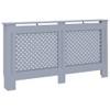 vidaXL Radiator Cover Anthracite 59.8" MDF Heater Heating Cover Storage