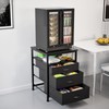 Mini Fridge Stand Heavy Duty Mini Fridge Table with Storage