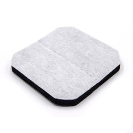 vhbw Replacement Activated Carbon Filter Compatible with Moulinex Classic 1000, Classic&Super1000, Quadra 700 Fryer - Grey