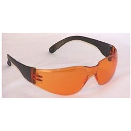 Chirons S2815 ANSI Z87+ Safety Glasses Orange Lenses 5 Pairs
