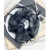 Wigo Large Skelibon Big Scrunchie Women's F, Black, Black