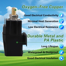 KPALAG Golf Cart 48 Volt Solenoid with Resistor Assembly Compatible with Club Car New Model DS & Precedent & 2018-Up Tempo Golf Carts Replace#102865901 1028659-01 1014947