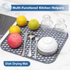 2 Pack 13.7"x 11.7" Bestjing Silicone Kitchen Sink Protector Mat
