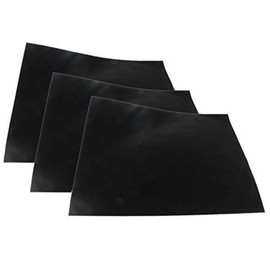 4YourHome 3 X Heavy Duty, Reusable, Non Stick Liner, Black, 41cm X 58cm Suitable for All Ovens