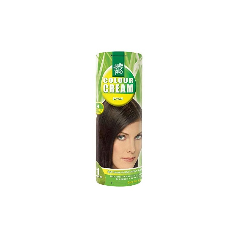 Hennaplus Colour Cream Brown 4 60 ml