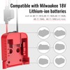 Azocek 2 Packs Power Wheel Adapter Compatible with Milwaukee 18V