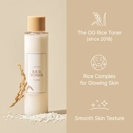 I'M From I'M FROM Rice Toner 30ml, Travel-friendly, Trial Size, 77.78% Rice Extract from Korea, Natural Niacinamide for smooth, sensitive, combination skin