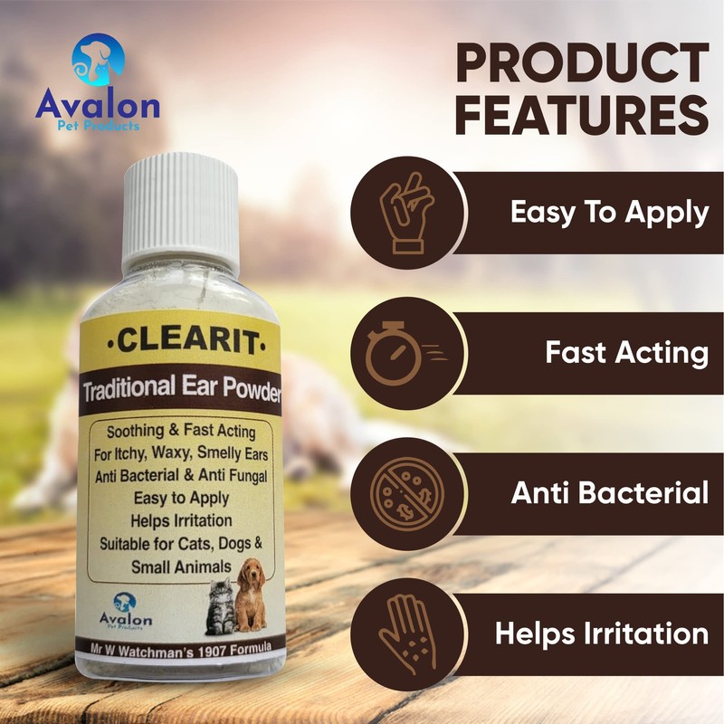 APP Clearit 20G Traditional Ear Powder & Clearit Advanced Ear