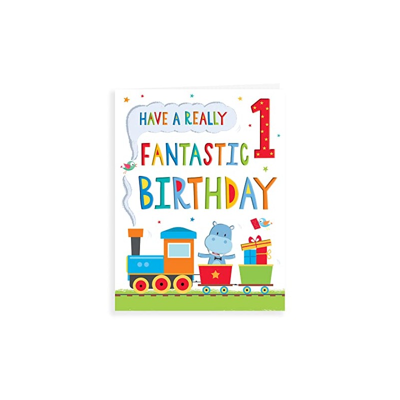 Regal Publishing Birthday Card for Age 1 Boy - 8