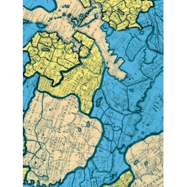 Décopatch Paper No. 691 Pack of 20 Sheets (World Map, 395 x 298 mm, Ideal for Your Papmachés)