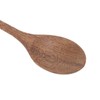 5Pcs Wooden Spoons Burr Free Sturdy Durable Light Heat Resistant