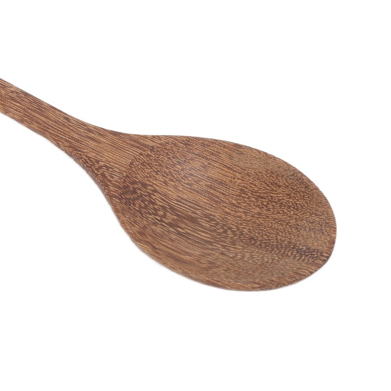 5Pcs Wooden Spoons Burr Free Sturdy Durable Light Heat Resistant