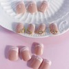 Press on Nails French Tip - Short Square False Nails
