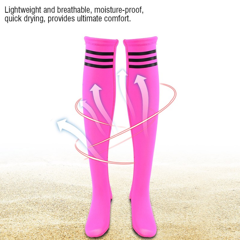 HISEA Neoprene Woman Girl Protection Long Stocking Thigh High Socks