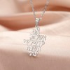 Amaxer Biblical Hebrew Verse Necklace Im eshkachech Yerushalayim tishkach yemini