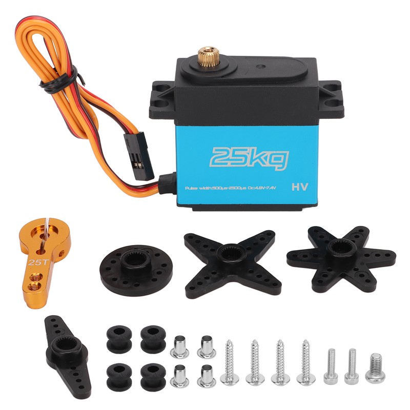 2pcs 25kg Digital Servo High Torque RC Servo 180° Metal