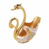 Swan Dinnerware Set Metal Tableware Cutlery Set Decorative Swan Base