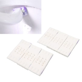 Yusat 12Pcs Disposable Toilet Brush Replacement Refills for 3061 Toilet Scrubber Wand Refills Supplies (Lavender)