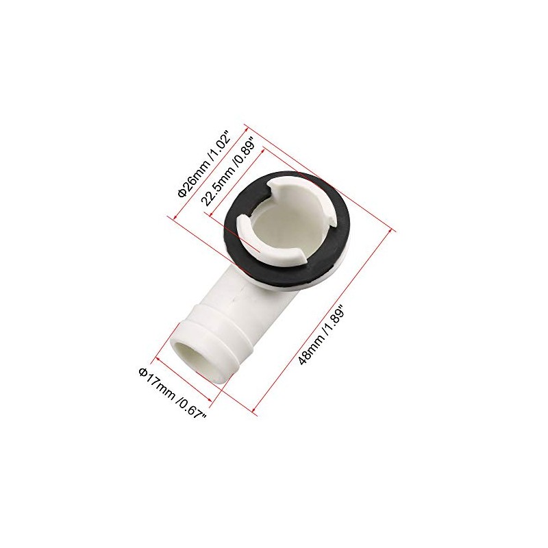 sourcing map Drain Hose Connection Elbow for Mini Split and