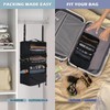 Surblue Travel Hanging Luggage Organizer Portable Suitcase Closet Organizer Multiple