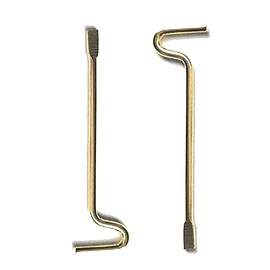 Emergency Keys for Interior Door Locksets, Key Pin for Schlage Interior Privacy Door Lock Compatible for Bedroom, Bathroom, 2 Pack (Flat Type 2)
