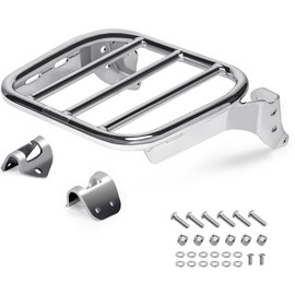 Eumti Luggage Rack for Softail, Backrest Holdfast Sissy Bar Rear Sport Solo Detachable Rear Luggage Rack Fits 2018-2024 Deluxe FLDE Street Bob FXBB FXBBS Heritage FLHC FLHCS Standard FXST Slim FLSL