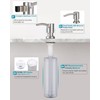 Brushed Nickel Soap Dispenser for Kitchen Sink, Built in Sink