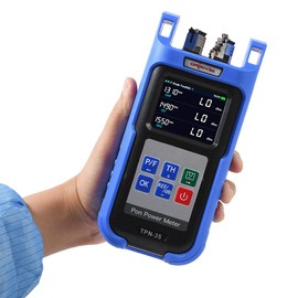 SC/APC PON Optical Power Meter, 1310/1490/1550nm Fiber Optic Power Tester, EPON Network Tester, Pon Meter (SC/APC Power Meter)