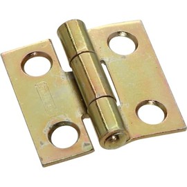 Generic 1 1/2 inch Brass Shutter Hinge with Screws. Pack of 2, Steel, RWS6982