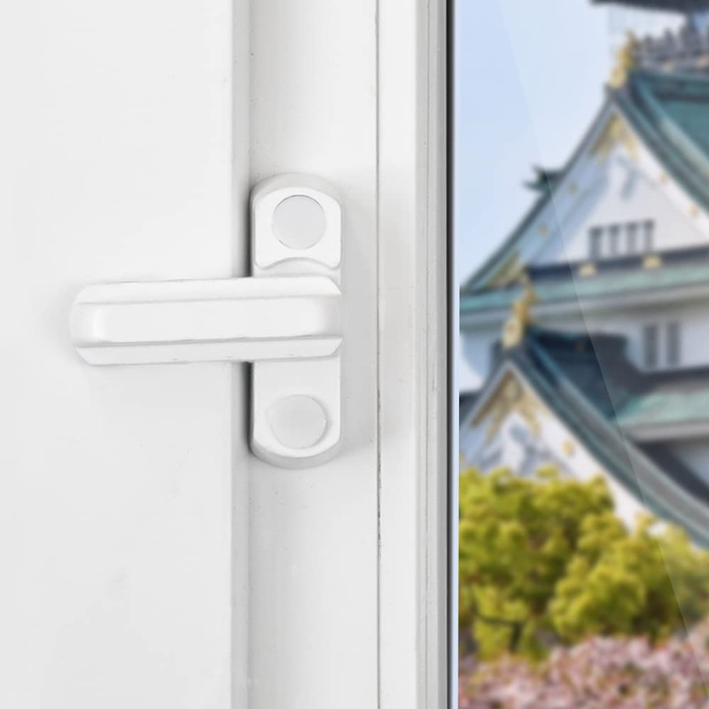 Dylan-EU 4 stk Window Jammer Safe Fenstersicherung Sash Jammers Extra