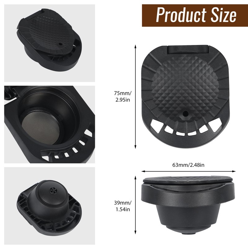 Reusable Coffee Pods for Dolce Gusto Reusable Coffee Capsule Pods