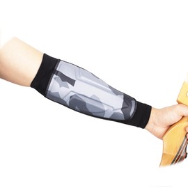 Archery Arm Guard Padded Forearm Sleeve - Adjustable Hook-and-Loop Fastener - Stretchy Arm Protective Gear for Bow & Arrow Target Hunting Shooting