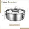 Stainless Steel Flanera, 8.2 Inch Flan Pan for Instant Pot