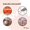 5 Pack 90mm (3.5") Brick Hooks - Wall Crab Clips