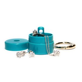 Lion Latch Portable Jewelry Travel Case – Secure Compact Organizer for Rings, Earrings & Small Valuables